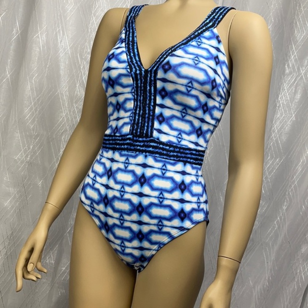 Michael Kors One Piece Swimsuit Crisscross Back - Picture 7 of 14